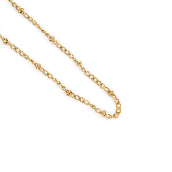 Collier en acier inoxydable – doré
