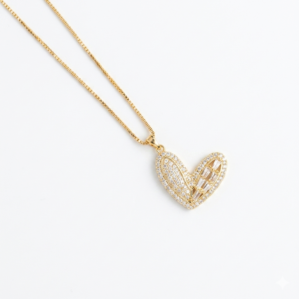 Collier en acier inoxydable – doré