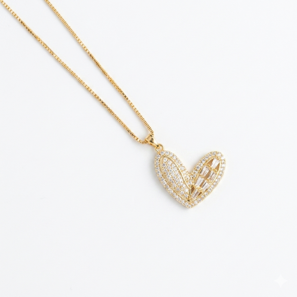Collier en acier inoxydable – doré