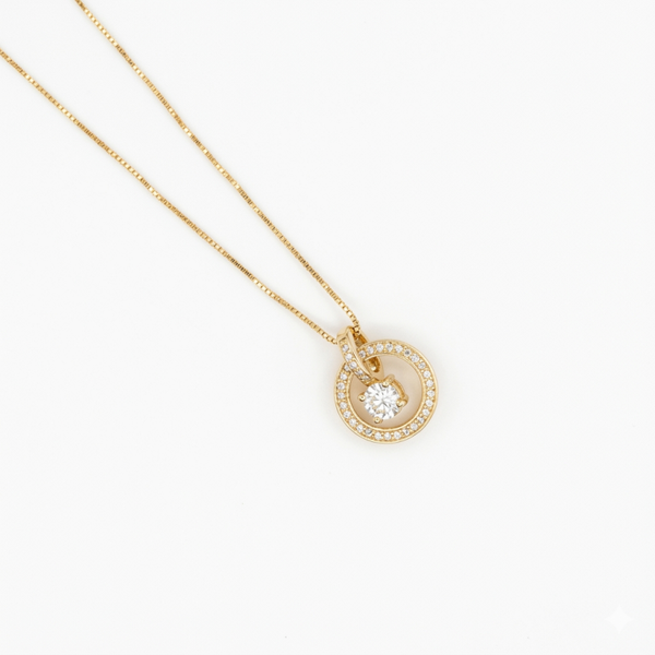 Collier en acier inoxydable – doré