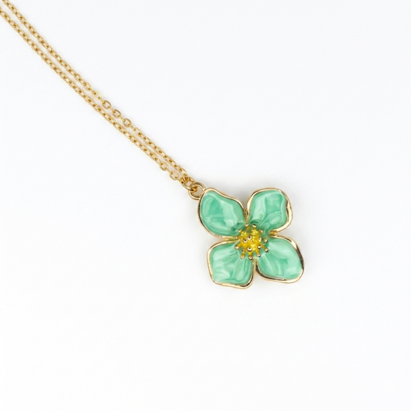 Collier en acier inoxydable – doré