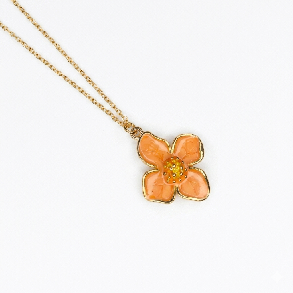 Collier en acier inoxydable – doré