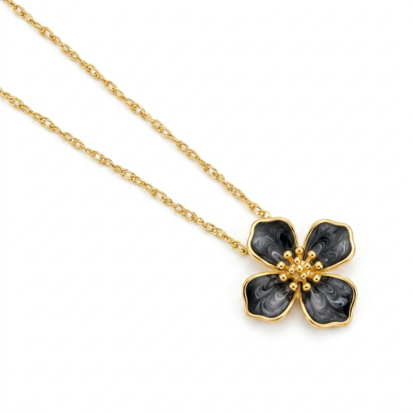 Collier en acier inoxydable – doré