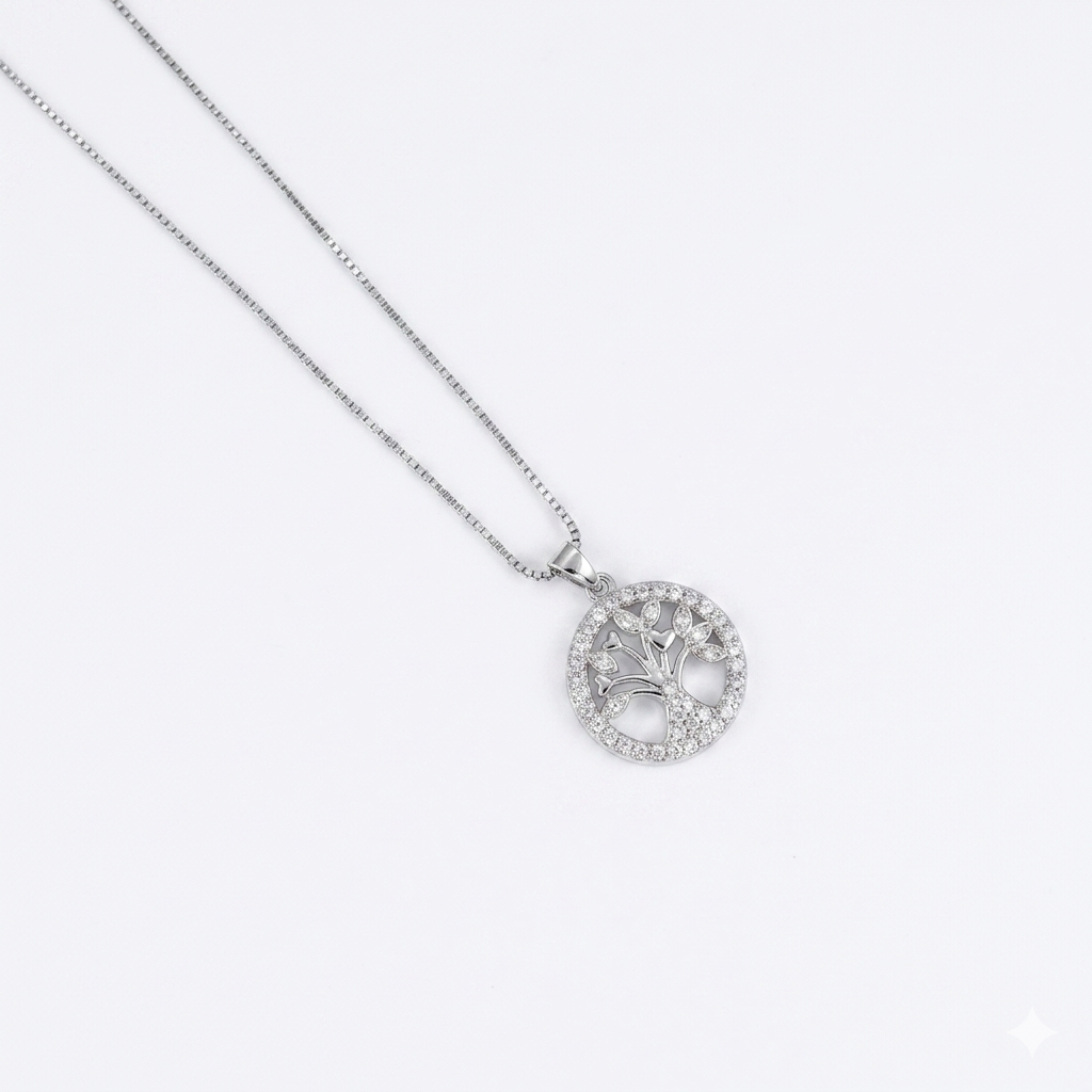 Collier en acier inoxydable – argenté