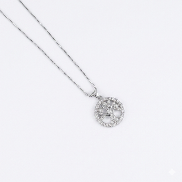 Collier en acier inoxydable – argenté