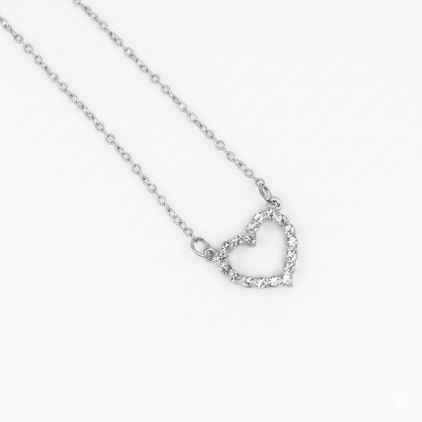Collier en acier inoxydable – argenté