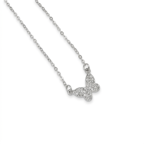 Collier en acier inoxydable – argenté