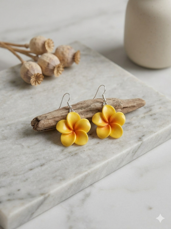 Boucles d’oreilles Fleur