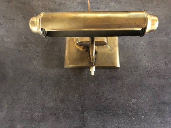 Art Deco Notarislamp, in originele werkende staat.