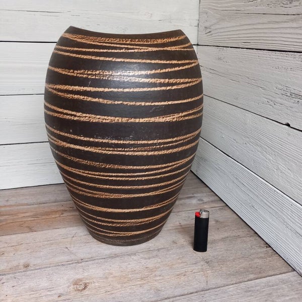 Grote Duitse keramische vloervaas, Ilkra keramik, 1950-1960.