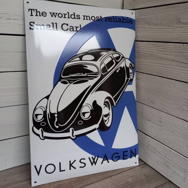 Emaille bord "VOLKSWAGEN".