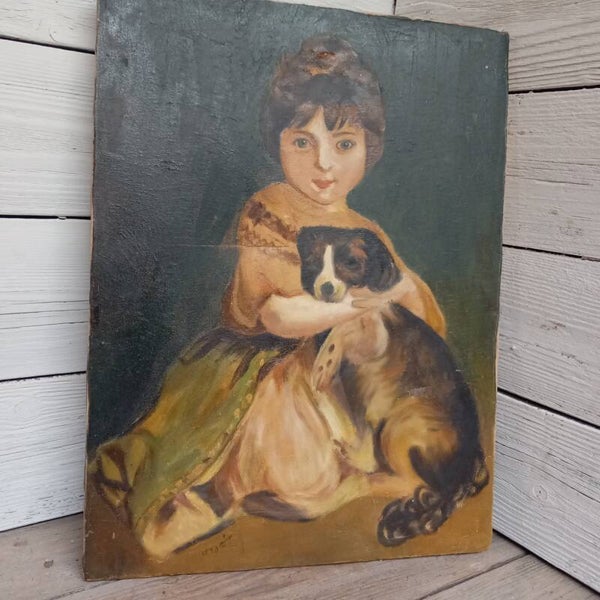 Superleuk olieverfschilderij.