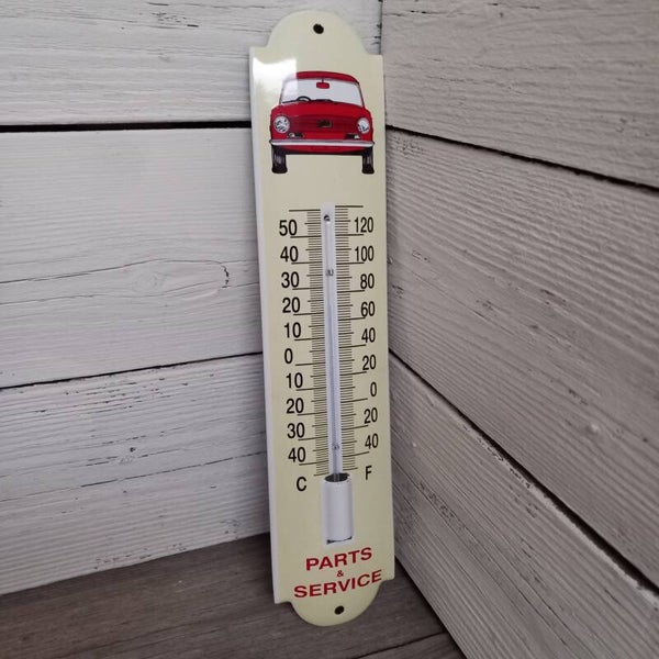 Emaille thermometer Triumph.