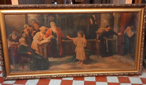 Schilderij afkomstig uit inboedel Kasteel Rivieren Voerendaal.