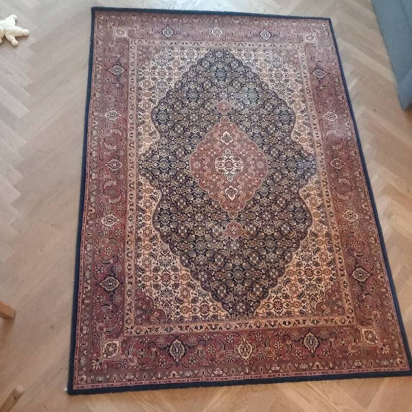 Wollen Perzisch Kashmar vloer tapijt, met onderlegger.