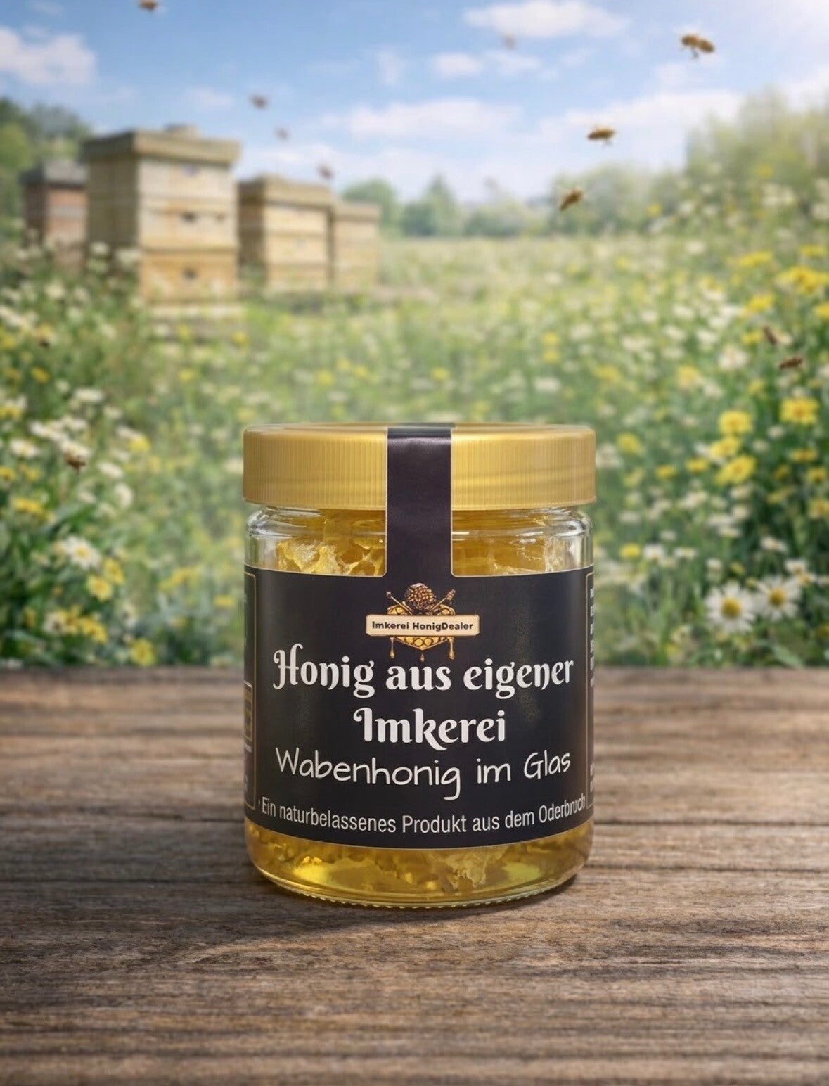 Wabenhonig im Glas 250g