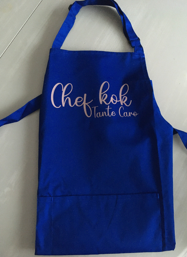 Keukenschort met naam