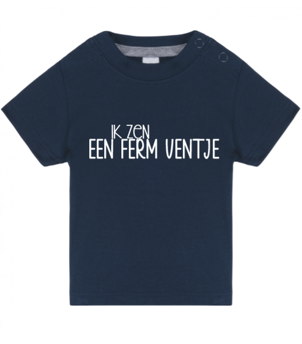 Bio Kids T-shirt ik zen een ferm venke/ventje
