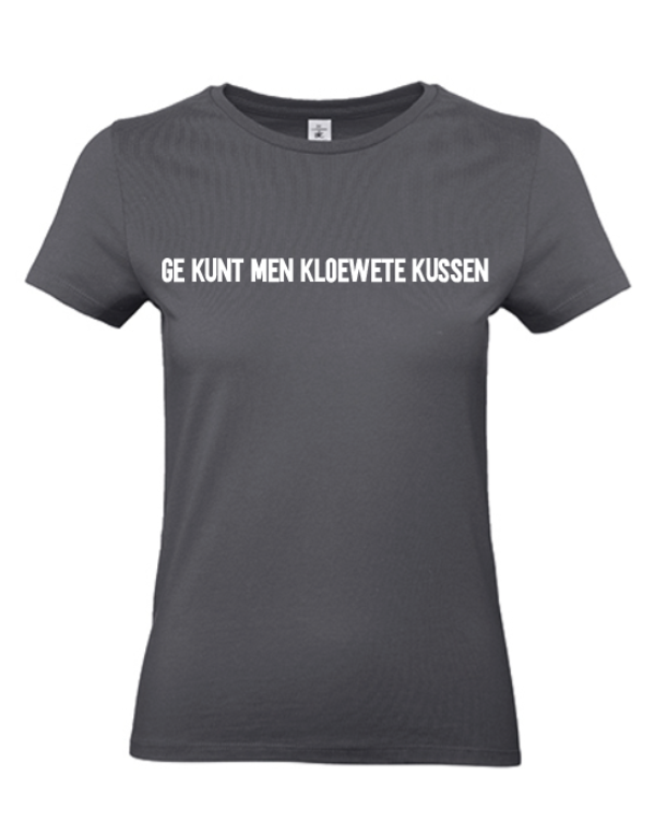 T-shirt volwassenen ge kunt men kloewete kusse