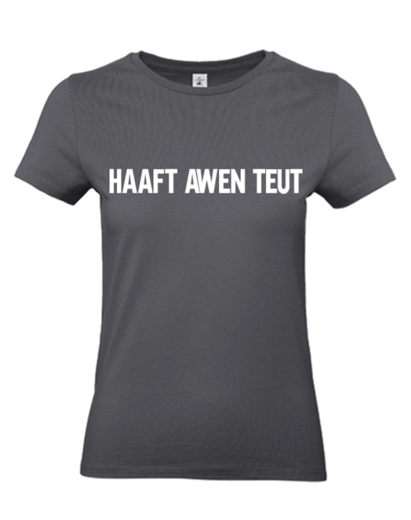 T-shirt volwassenen haaft awen teut