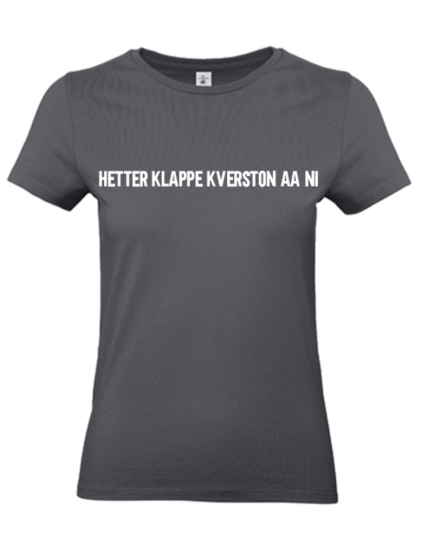 Bio T-shirt Hetter klappe kverston aa ni