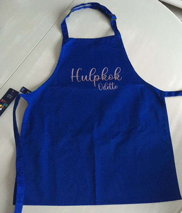 Keukenschort kids met naam