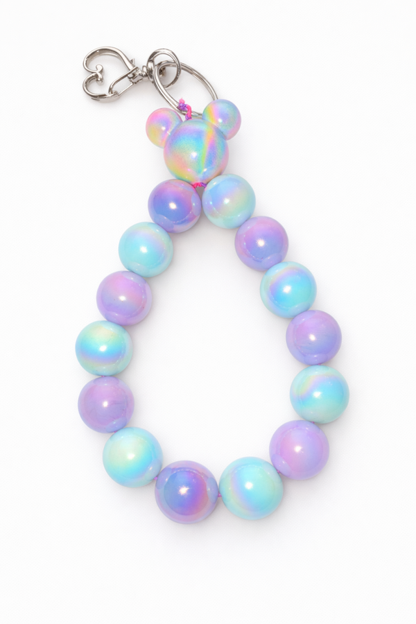 Pastell Schlüsselanhänger mit Teddy