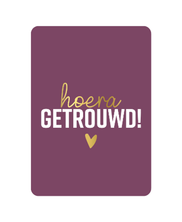 Wenskaarten | Hoera Getrouwd