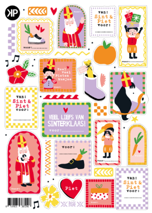 Stickers | Stickervel "Sinterklaasfeest"