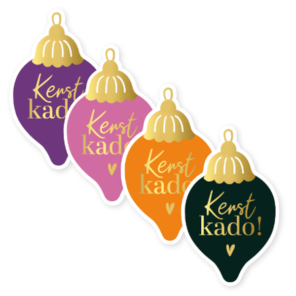 Stickers | kerstkado kerstbal