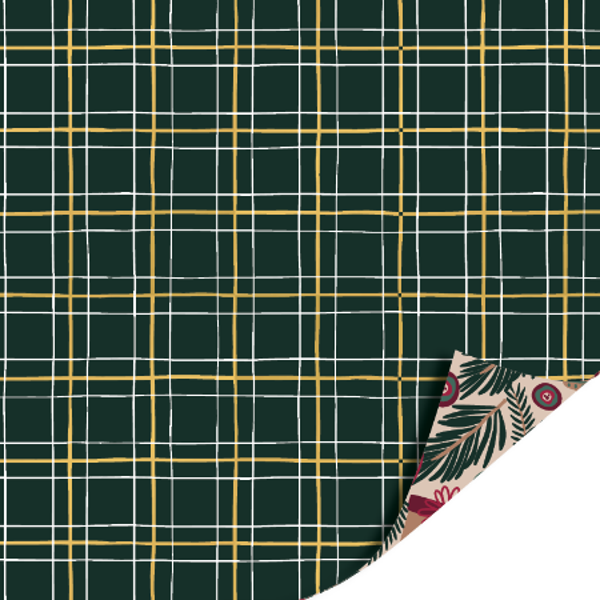 Cadeaupapier | Classic groene ruit