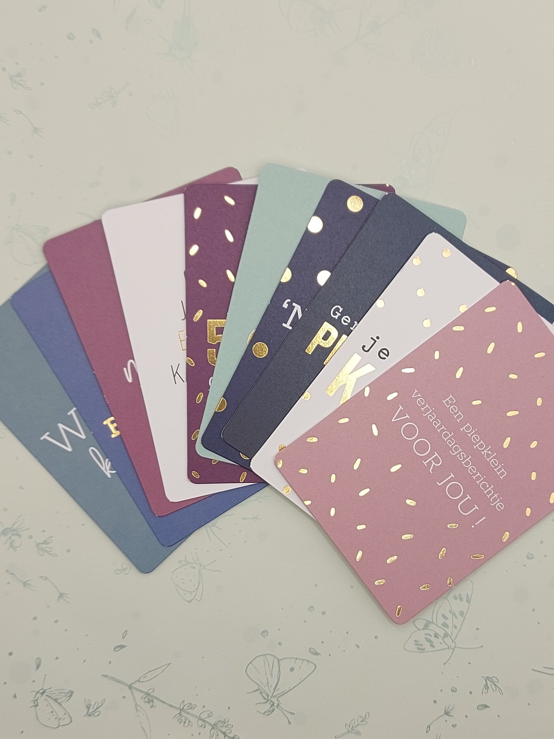 Kaarten | A7 Set mix (10 stuks)