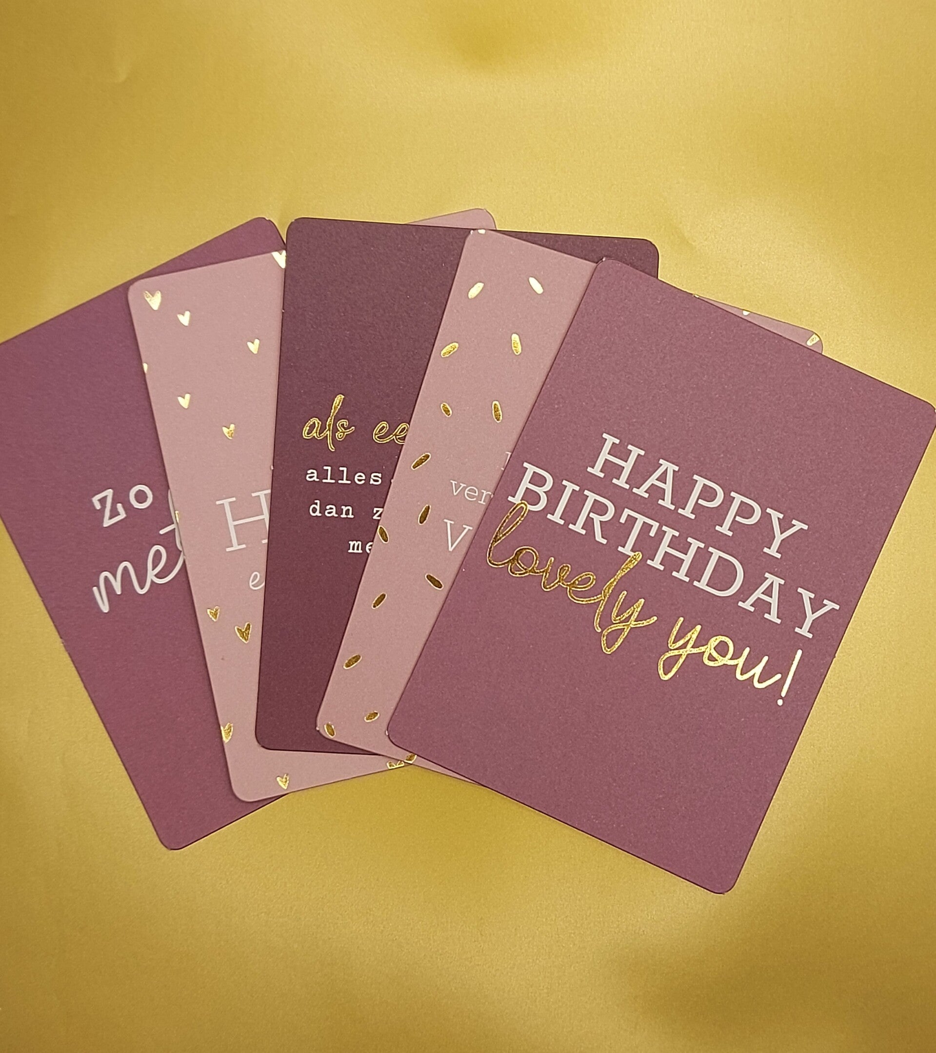 Kaarten | A7 Set purple (5 stuks)