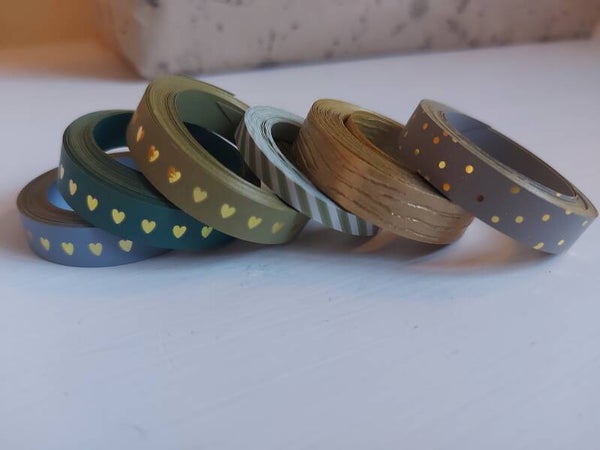 Cadeaulint | multi heart (6 stuks)