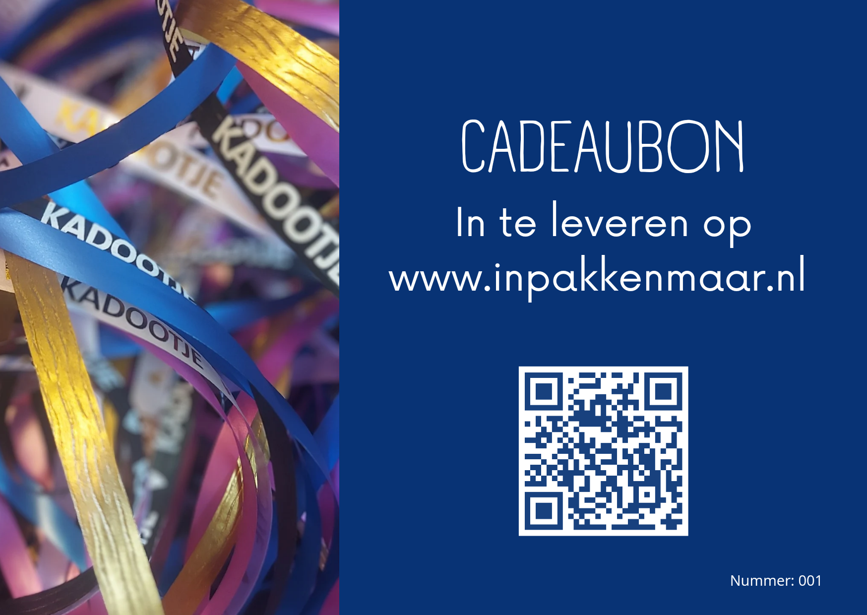 Overige | Cadeaubon