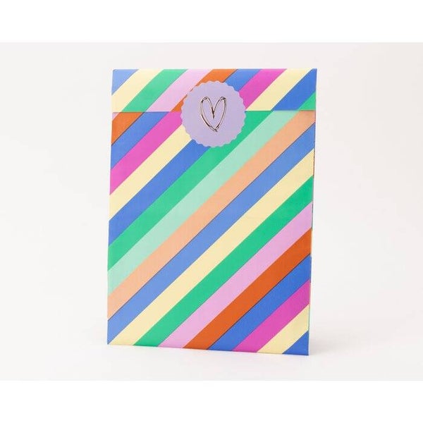 Cadeauzakjes | multi stripes (5 stuks)