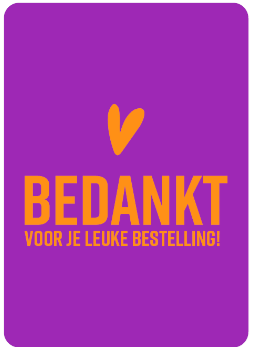 Wenskaarten | Bedankt voor je leuke bestelling