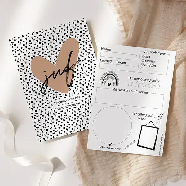 Kaarten | Invulkaart Juf