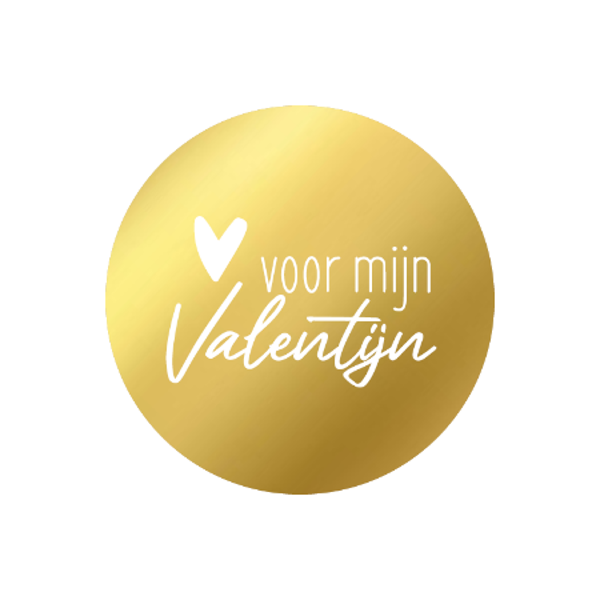 Stickers | Voor mijn valentijn (5 stuks)
