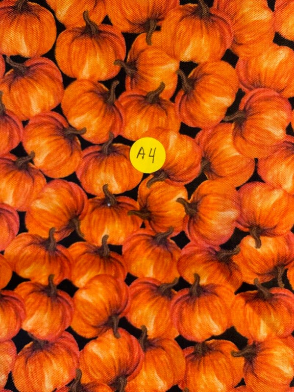 Mini Orange Pumpkin Mat