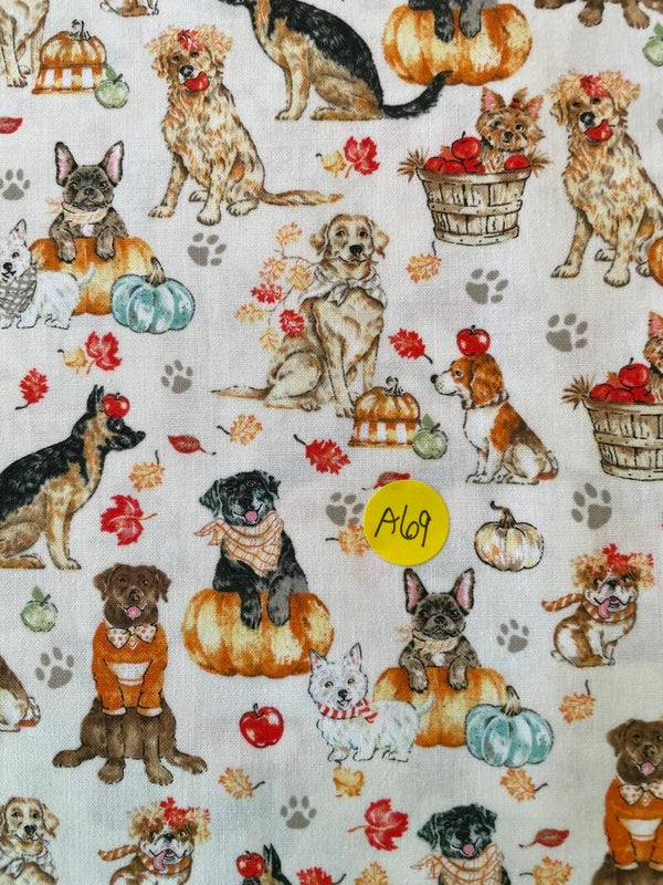 Thanksgiving Whimsical Dog Mat