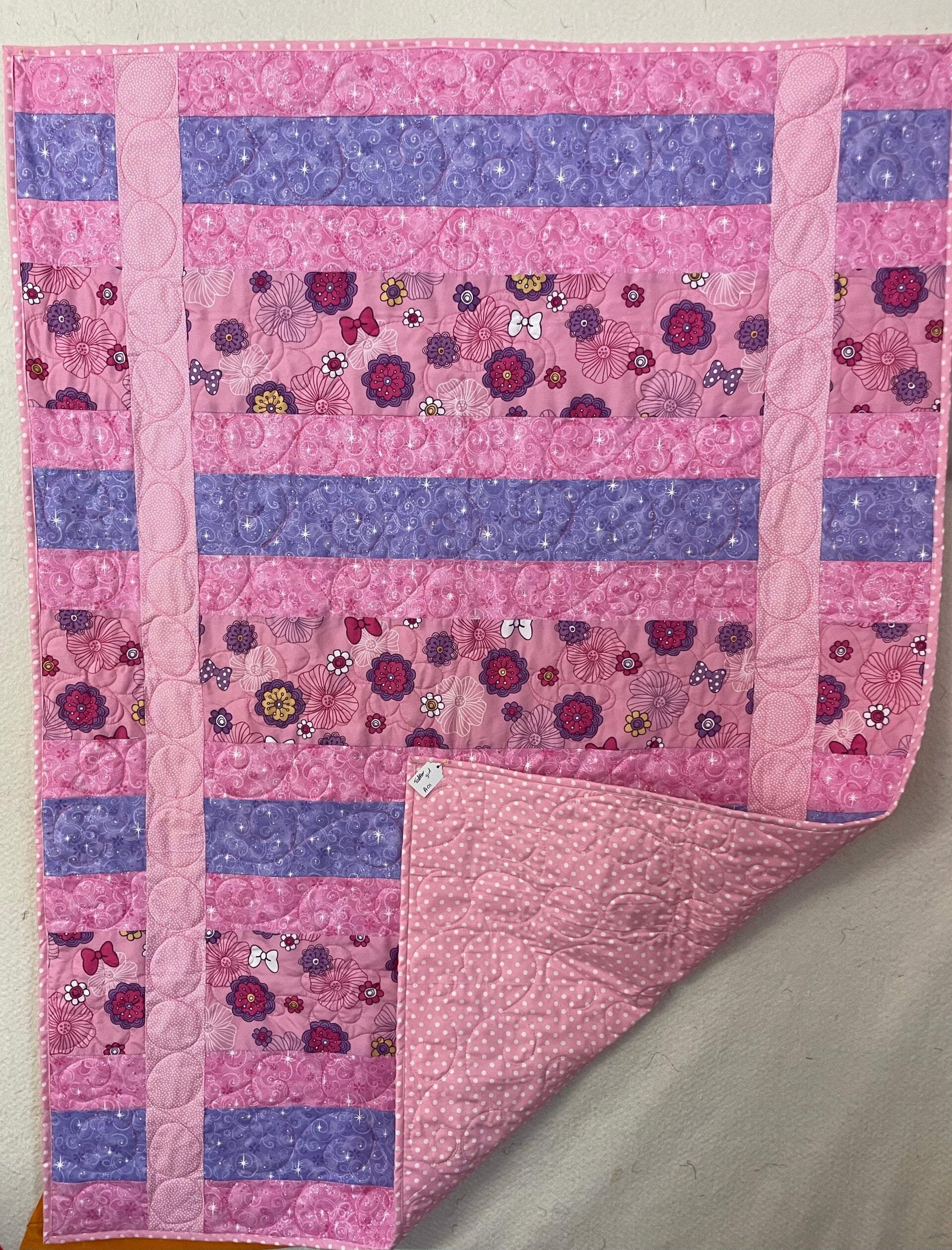 Toddler Quilt, Patchwork, Cotton
