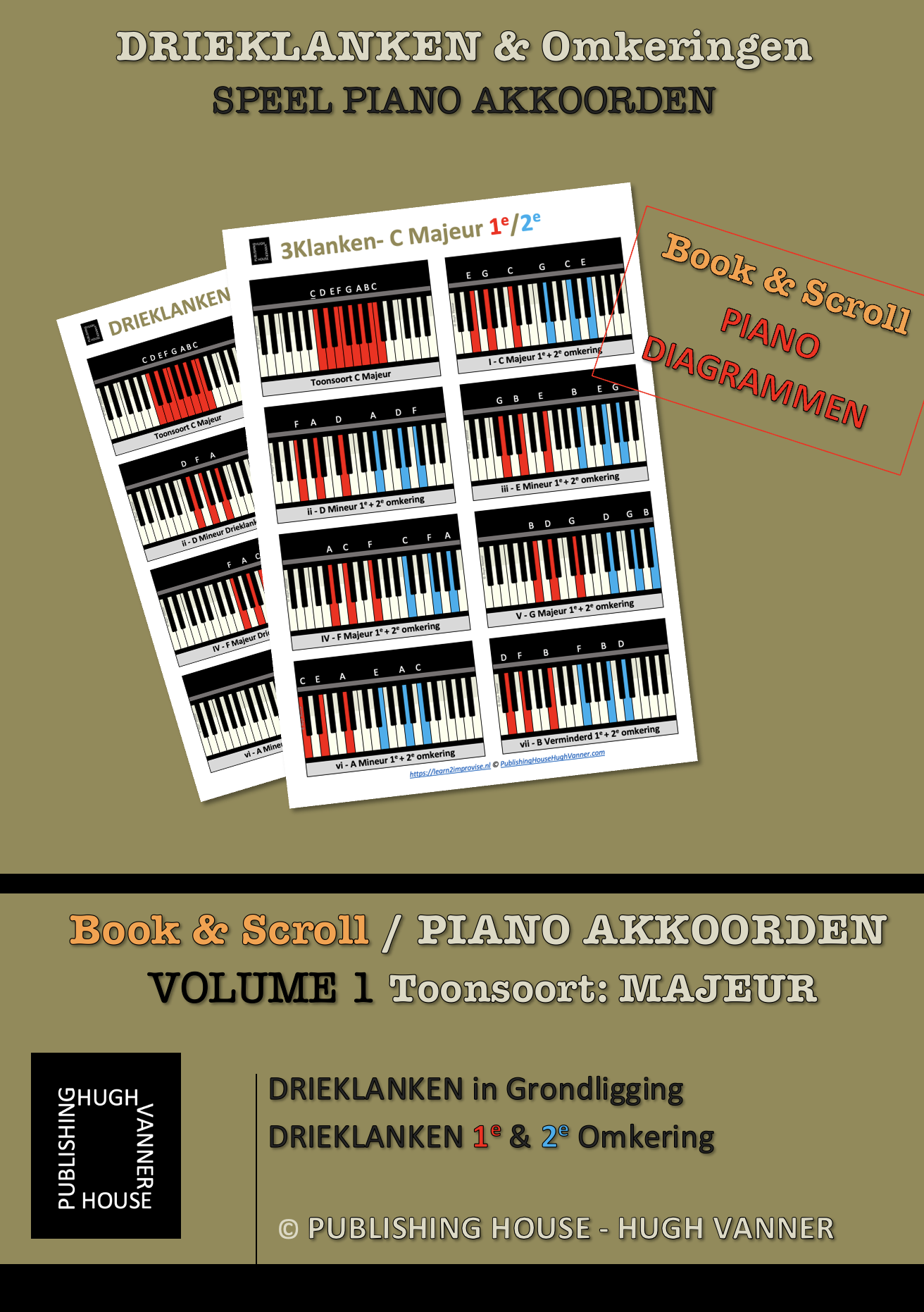 Speel Piano Akkoorden - Vol.1 Drieklanken en Omkeringen - Majeur
