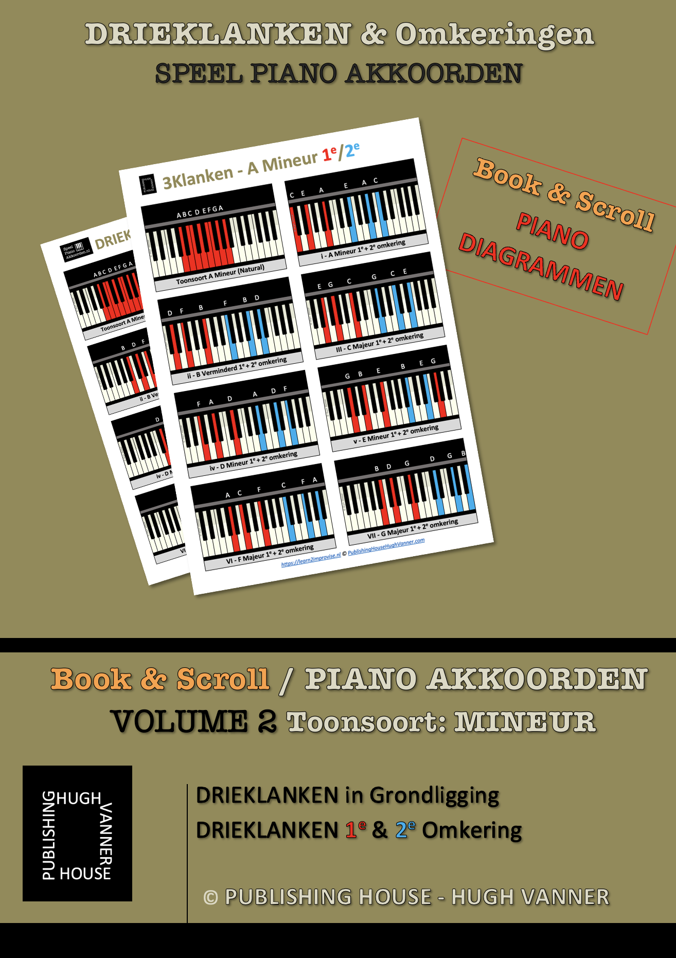 Speel Piano Akkoorden Vol. 2 Drieklanken en Omkeringen - mineur