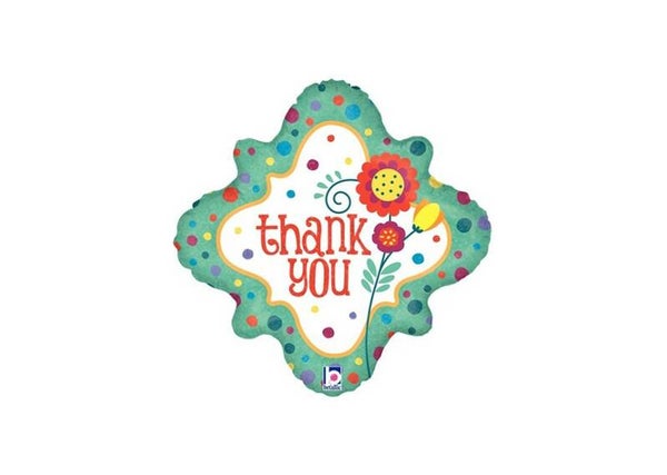 Thank You Square folie ballon
