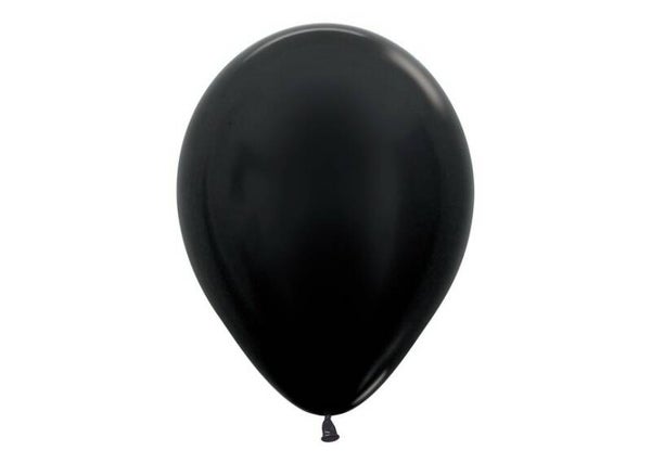 Metallic black ballonnen