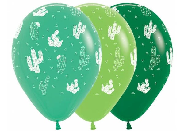 Ballon assorti cactus