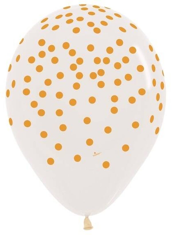 Ballon confetti Gold