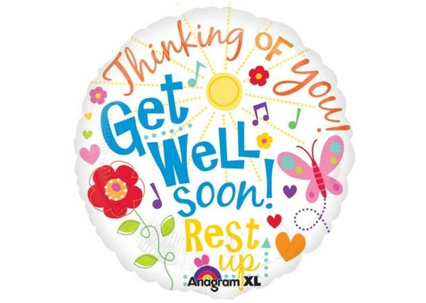 Get Well Soon folie ballon messages
