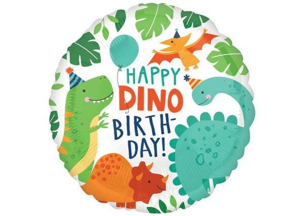 Happy Birthday folieballon Dino